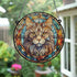 Cat Maine Coon Stained Glass Effect Suncatcher